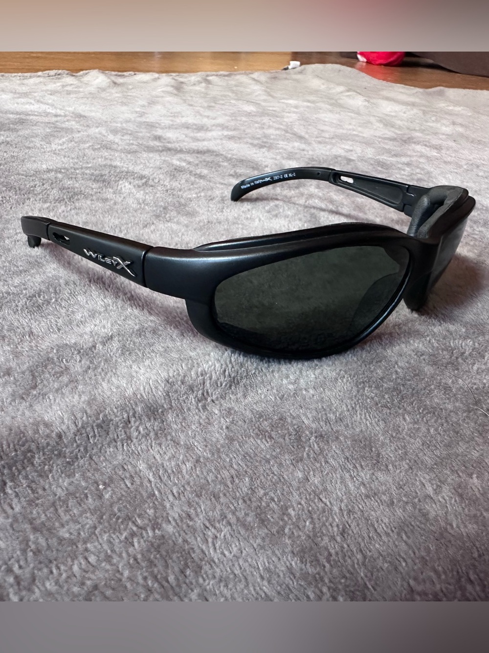 Wiley X Black Wrap Safety Sunglasses
